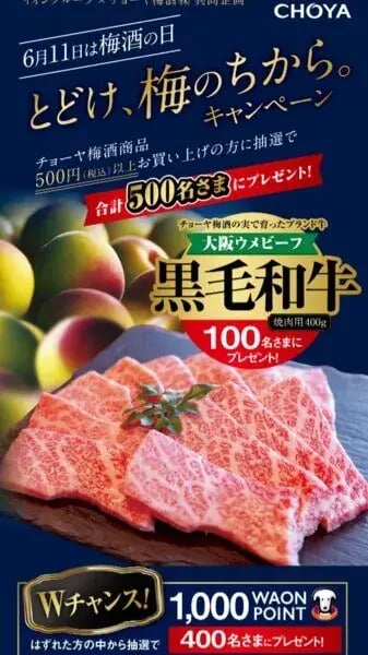 流通タイアップキャンペーン事例：「とどけ、梅のちから。」キャンペーン