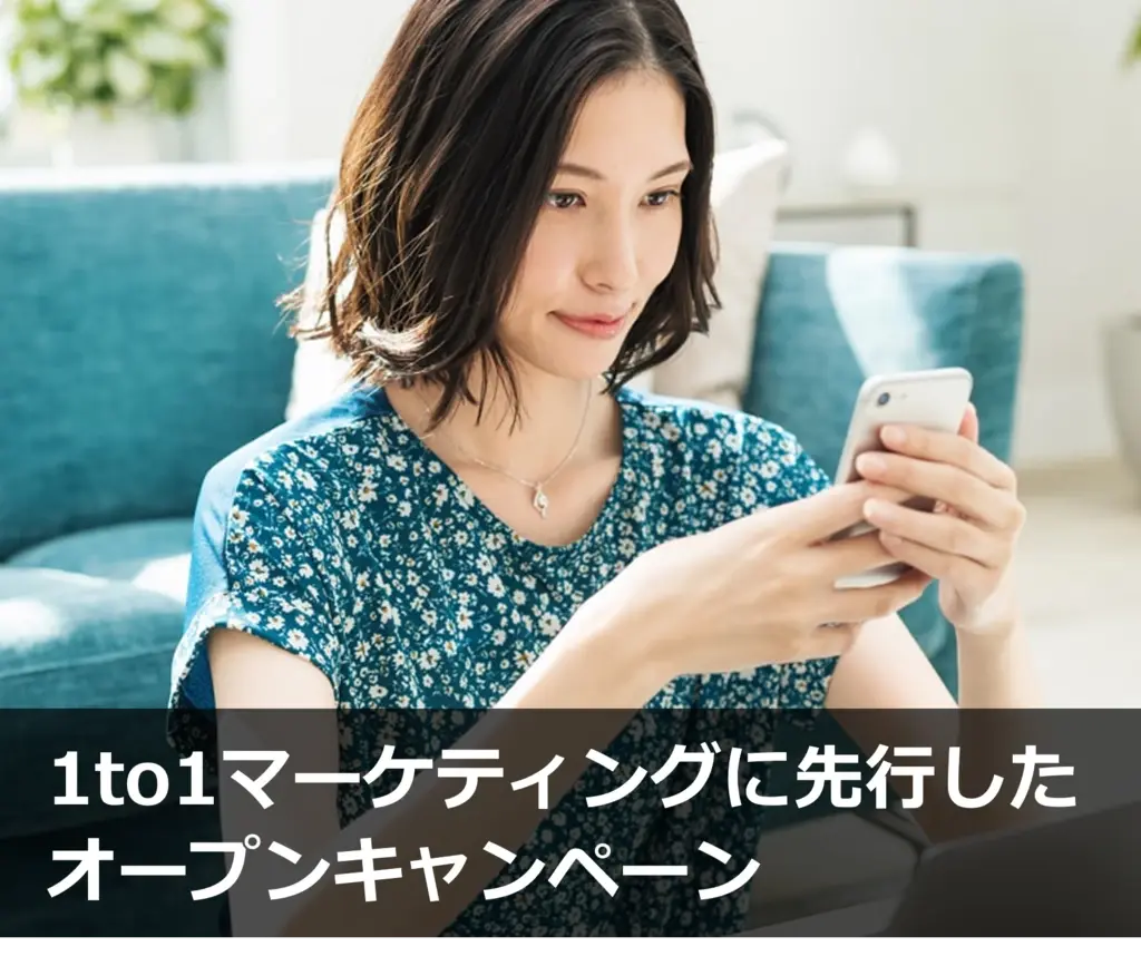 1on1マーケティングに先行したオープンキャンペーン