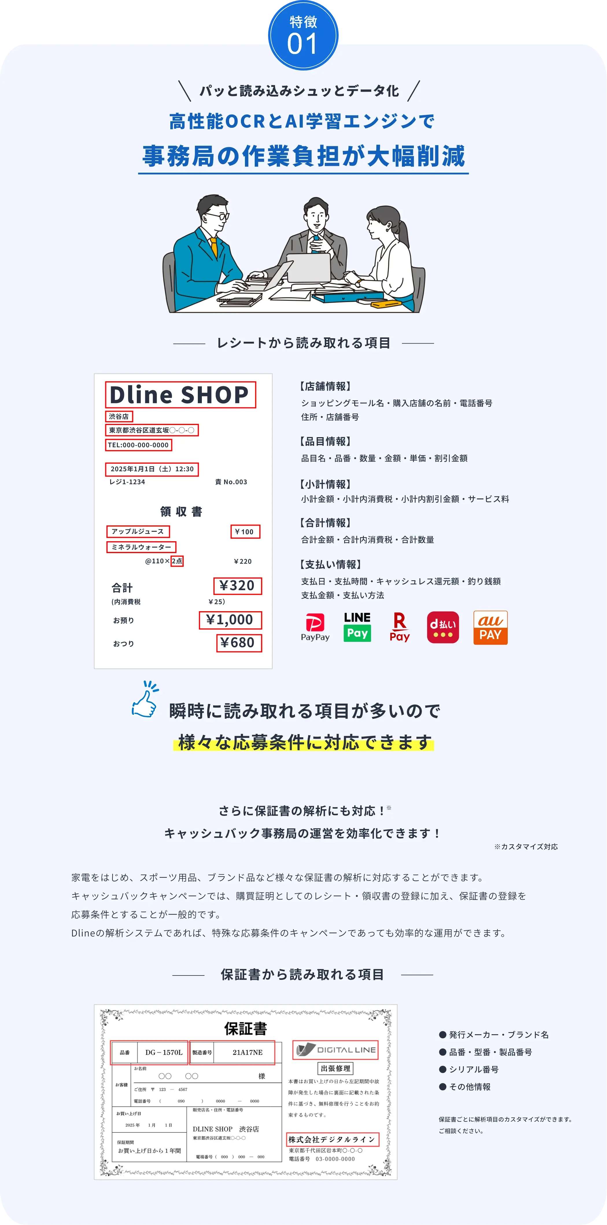 OCRとAIエンジンで事務局負担を大幅減